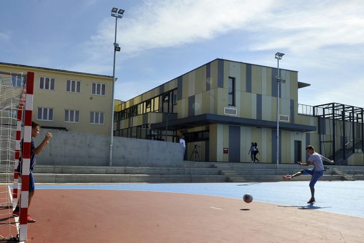 Izgradnjom nove dvorane hreljinska škola jedna od najopremljenijih  u Hrvatskoj / Snimio Roni BRMALJ