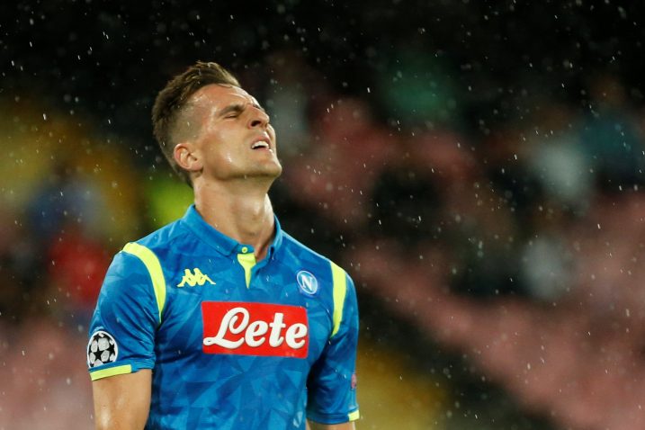 Arkadiusz Milik (Napoli)/Foto REUTERS