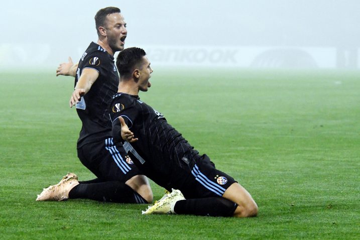 Radost braniča Rrahmanija i strijelca Amera Gojaka/D. LOVROVIĆ