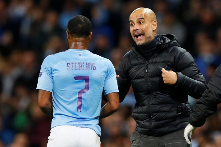 Raheem Sterling i Pep Guardiola/Foto REUTERS