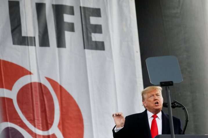 "Svako dijete je neprocjenjivo i sveti dar od Boga", rekao je Trump / Reuters