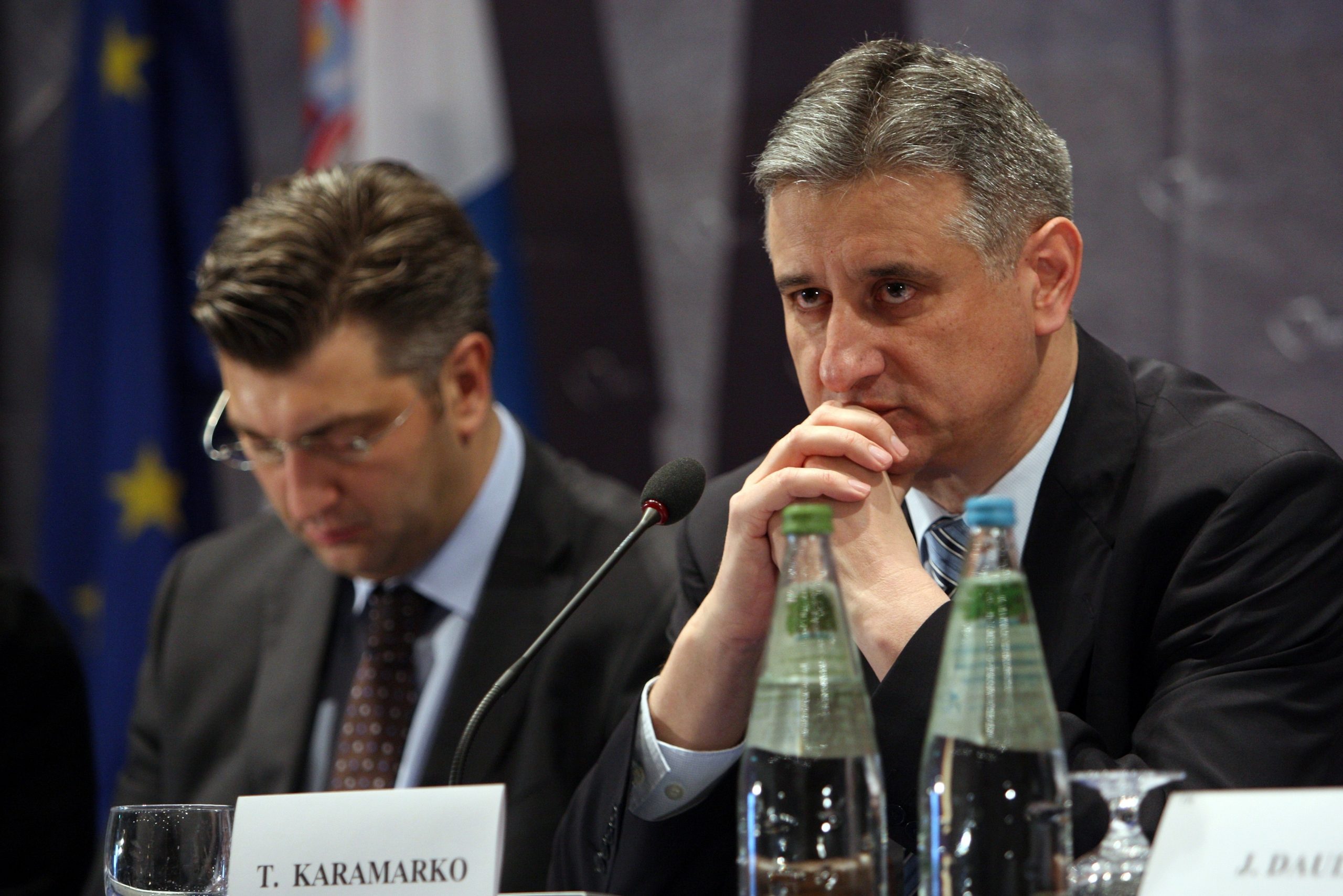 Andrej Plenković i Tomislav Karamarko /  Foto: Damir SENČAR/PIXSELL