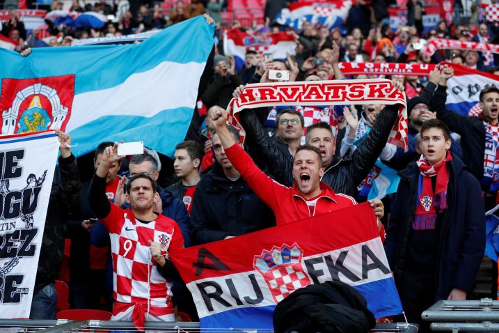 Na Wembleyu je više od tri tisuće hrvatskih navijača/Foto REUTERS