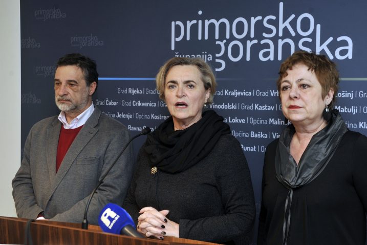 Erik Fabijanić, Gordana Saršon i Helena Štimac Radin /  Foto Vedran KARUZA