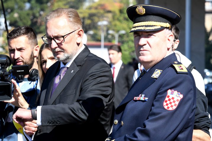 Ministar Davor Božinović i glavni ravnatelj Nikola Milina / Foto: Novi list