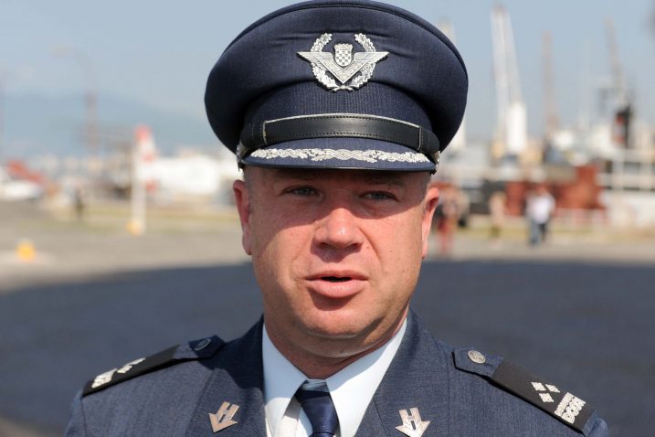 Michael Križanec - novi zapovjednik HRZ-a / Snimio Vedran KARUZA