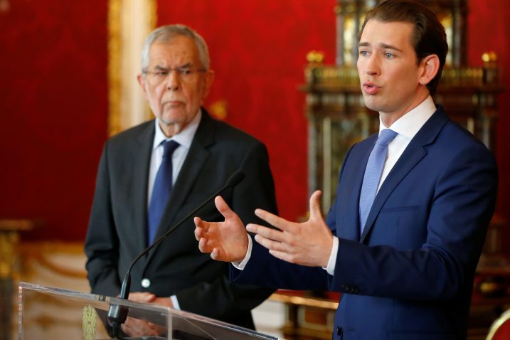 Alexander Van der Bellen i Sebastian Kurz / Foto:  REUTERS