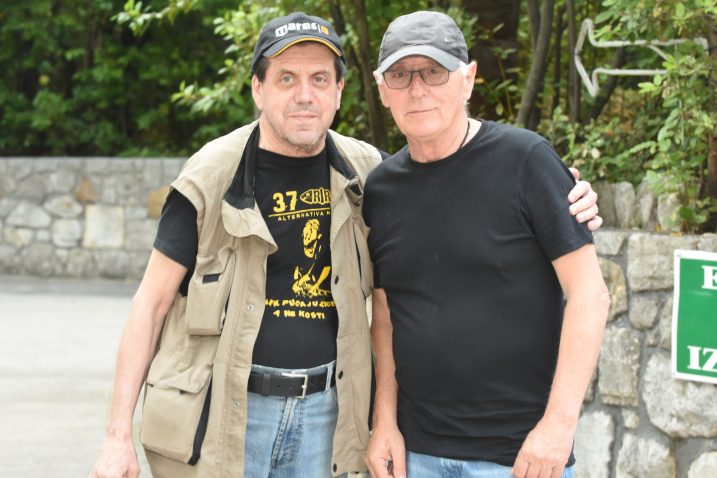 Naš novinar Vinko Peršić s Oliverom Dragojevićem / foto Marin ANIČIĆ