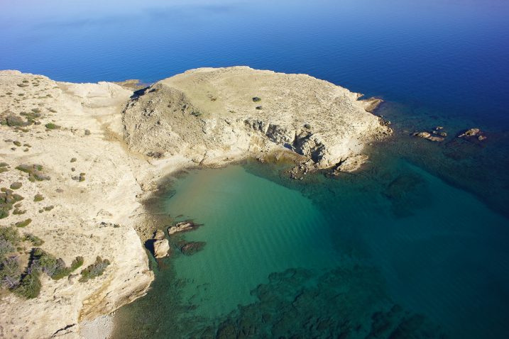 Zračna snimka gradine Kaštelina na Loparu / Foto Institut za arheologiju