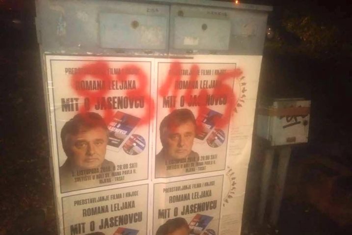 Danas su se po cijelom gradu Rijeci pojavili plakati koji pozivaju na promociju filma i knjige Romana Leljka / Foto RF