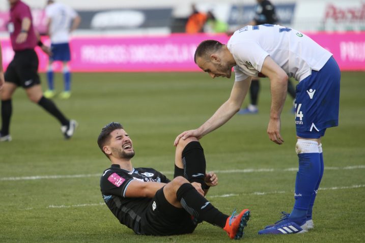 Antonio Mirko Čolak (Rijeka) i Ardian Ismajli (Hajduk)/Foto PIXSELL