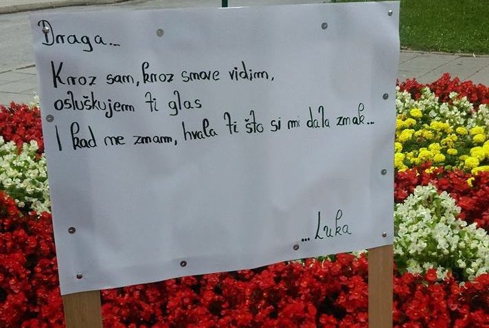 Misteriozni autor probranim stihovima obraća se voljenoj osobi / Foto Marko Filipović