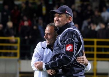 Rustem Gashi i Matjaž Kek iz nekih sretnijih riječkih vremena/Foto Arhiva NL