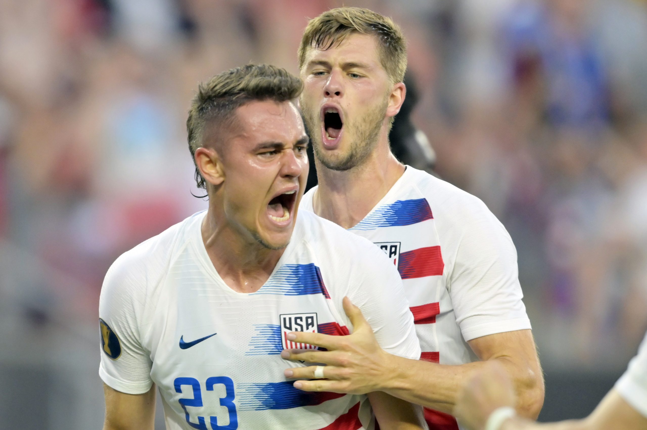 Aaron Long i Walker Zimmerman (SAD)/Foto REUTERS