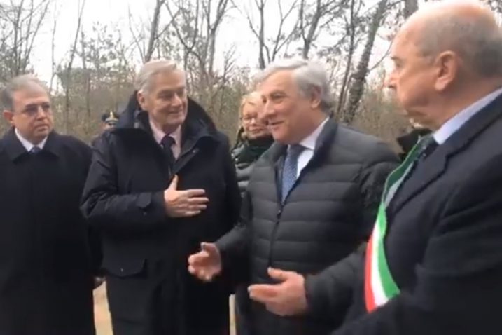 Foto Screenshot Facebook Antonio Tajani