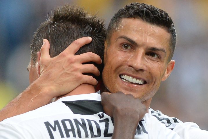 Mario Mandžukić i Cristiano Ronaldo/Foto REUTERS