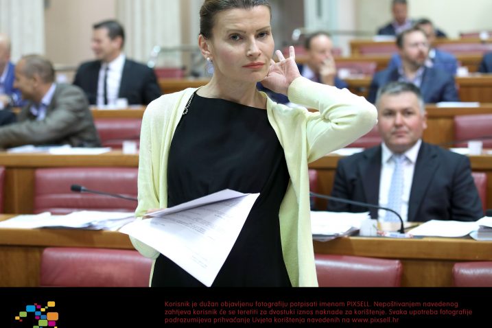 Sabina Glasovac ističe da najveća odgovornost zapravo leži na HDZ-u koji odbija usklađivati posebne propise /  Foto Patrik Macek/PIXSELL