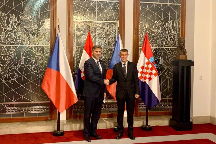 Andrej Plenković i Andrej Babiš