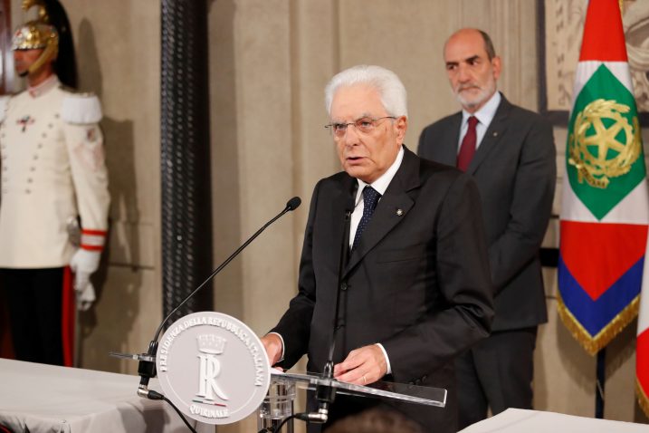 Sergio Mattarella / REUTERS