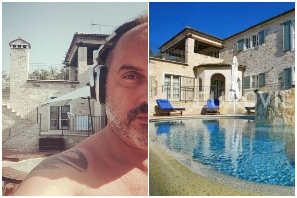 Eksterijer vile uključuje veliki bazen, jacuzzi i sunčališta, a okružena je i 1136 metara lijepo uređene okućnice