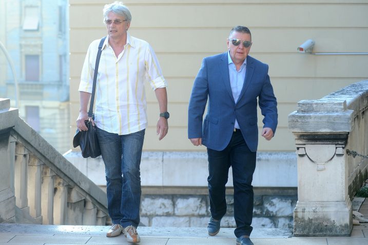 Očekivali oslobađajuću presudu – odvjetnik Milenko Škrlec i Huso Keserović / Snimio Marko GRACIN
