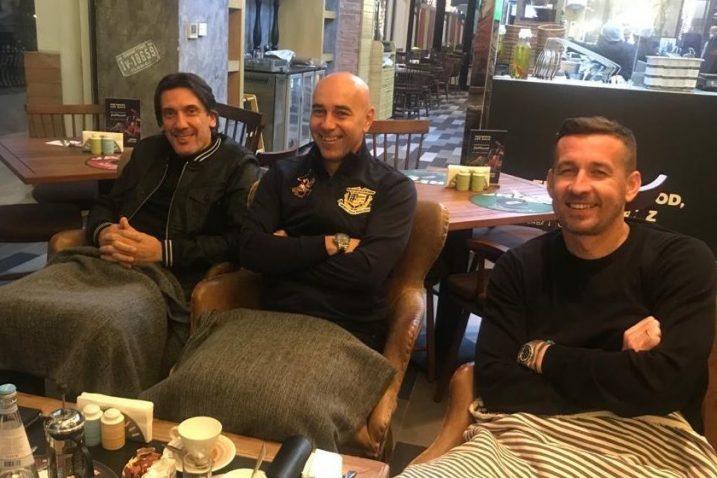 Crnogorac Nebojša Jovović u društvu Riječana Damira Markovića i Dragana Tadića