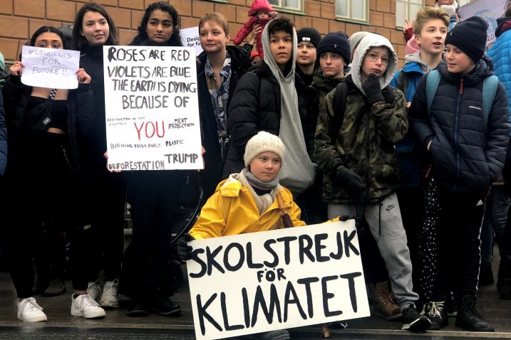 Prosvjedu, odnosno pokretu koji je još u kolovozu prošle godine u Švedskoj pokrenula 16-godišnja aktivistica Greta Thunberg / Foto Reuters