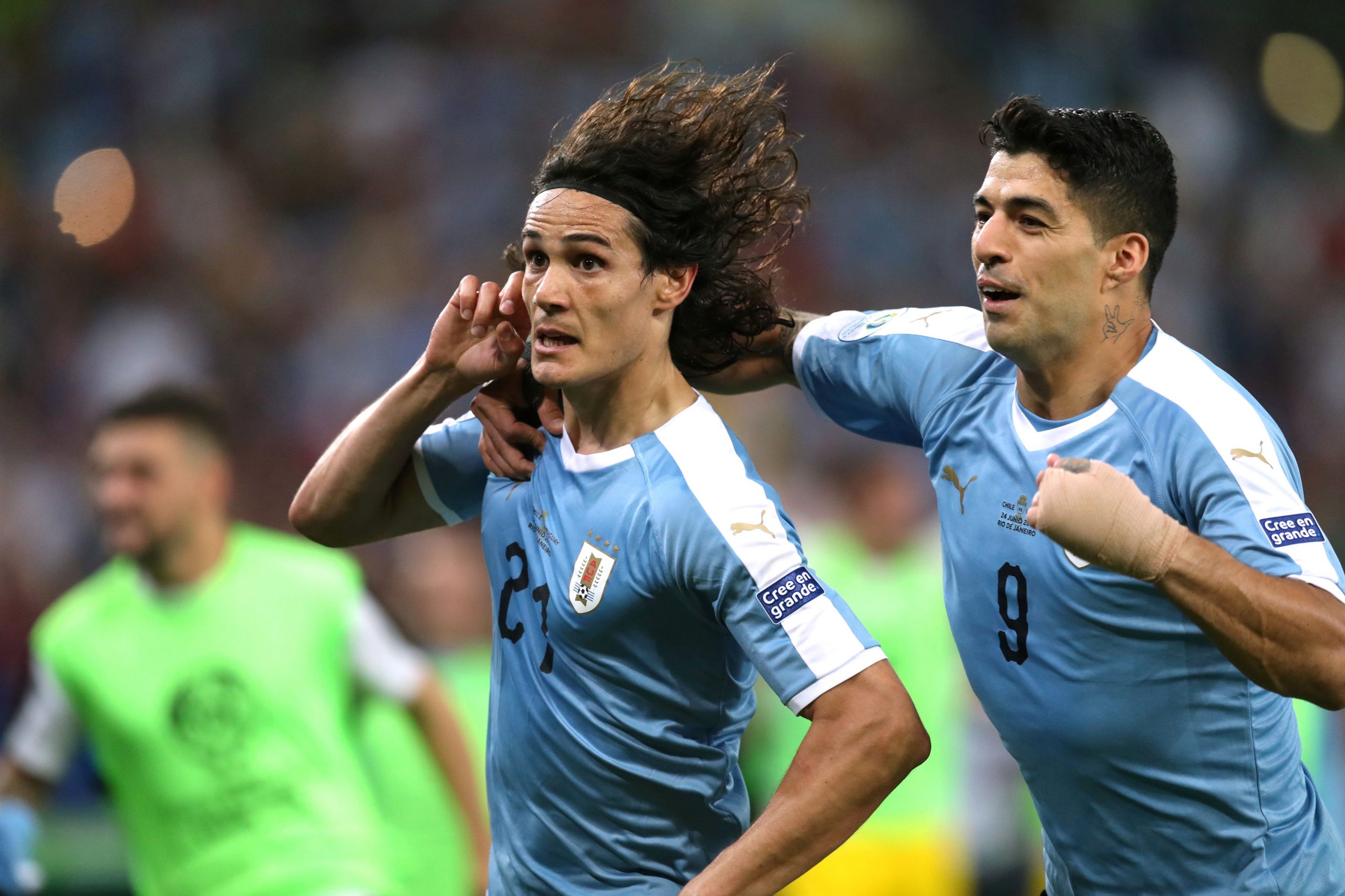 Edinson Cavani i Luis Suarez/Foto REUTERS