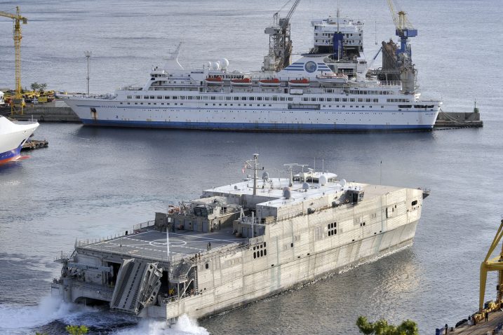 USNS »Trenton« ostat će u brodogradilištu »Viktor Lenac« puna četiri mjeseca / Snimio Vedran KARUZA