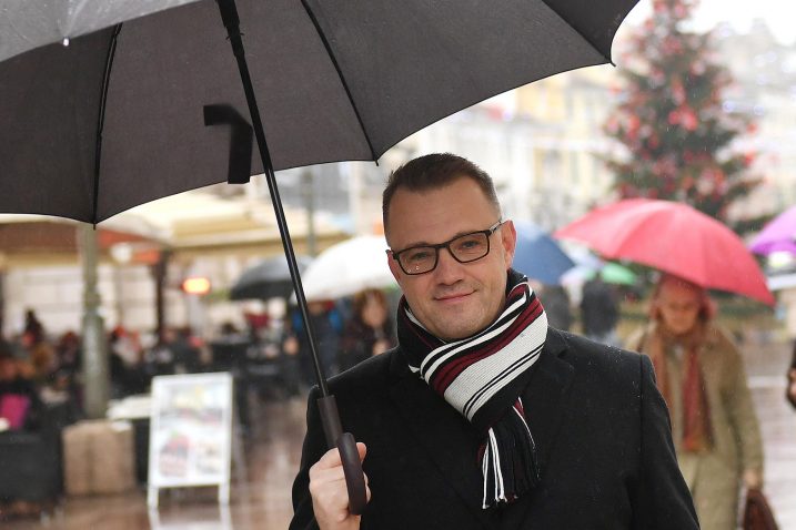 Vladimir Benac nezadovoljan je kako se Rijeka razvija / Snimio Ivica TOMIĆ