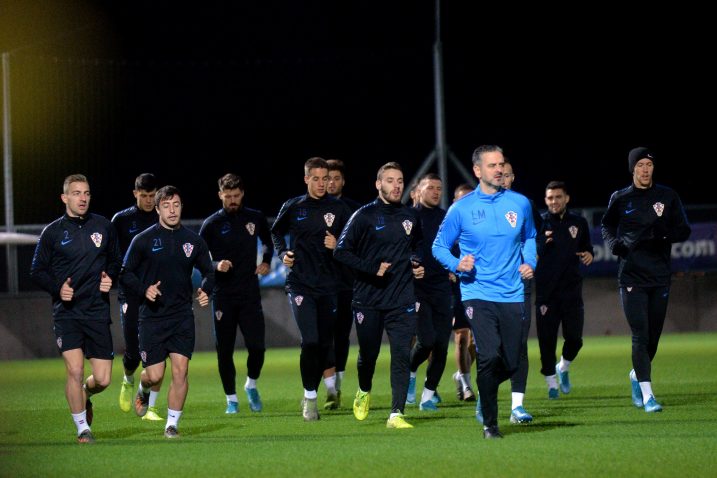 Vatreni su odradili prvi trening na Rujevici/Foto D. ŠKOMRLJ