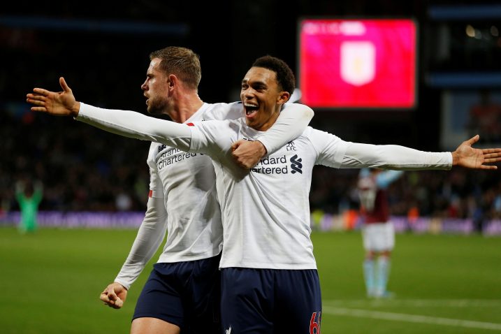 Jordan Henderson i Trent Alexander-Arnold (Liverpool)/Foto REUTERS