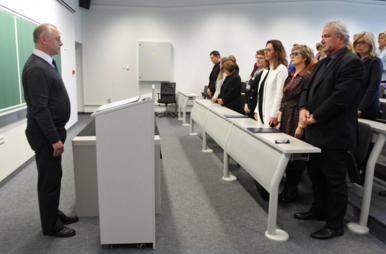 Minuta šutnje za profesora Mirka Radića na Odjelu za metematiku