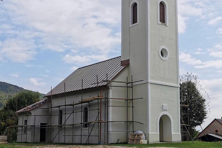 Crkva sv. Nikole biskupa je u zadnjoj fazi obnove / Foto M. SMOLČIĆ