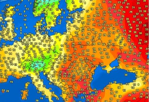 Ilustracija Meteociel