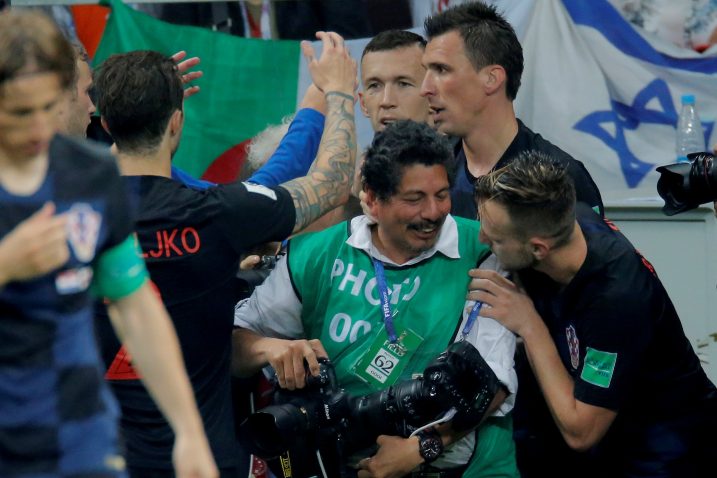 Yuri Cortez stekao je planetarnu slavu svojim fotografijama slavlja Vatrenih nakon Mandžukićeva pogotka vrijednog finala / Foto Reuters