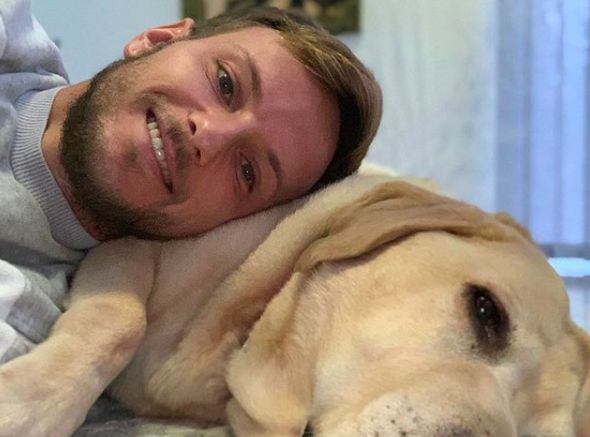 Ivan Rakitić i njegov ljubimac