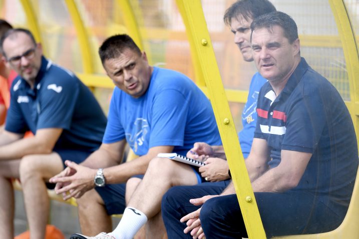 Samir Toplak i njegov stručni stožer/Foto PIXSELL
