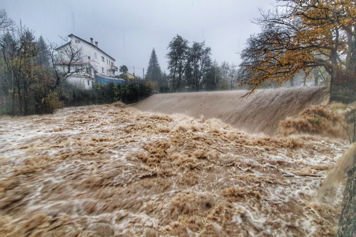 Rječina za vrijeme nevremena / Snimio Vedran KARUZA