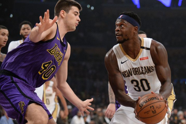Ivica Zubac (LA Lakers) i Julius Randle (New Orleans)/Foto REUTERS