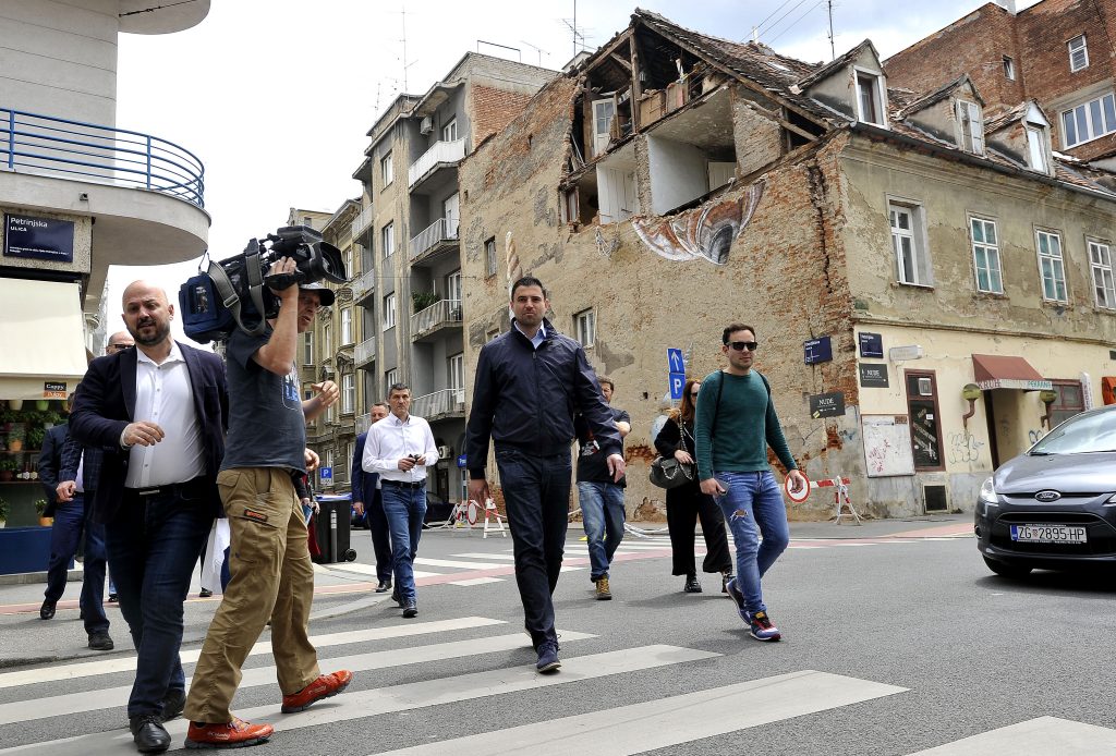 Gordan Maras i Davor Bernardić predstavili plan za obnovu Zagreba / Foto: D. KOVAČEVIĆ