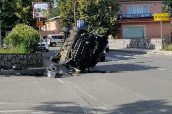 Prometna nesreća na Viškovu / Foto Facebook