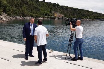 Češka TV snima prilog o hrvatskom turizmu / Snimio Edi PRODAN