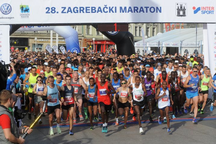 Start 28. Zagrebačkog maratona/Foto Arhiva NL