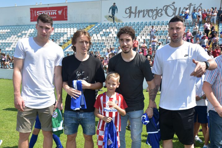 Šime Vrsaljko, Dominik Livaković, Danijel Subašić i Luka Modrić ponikli su u NK Zadru/Foto PIXSELL