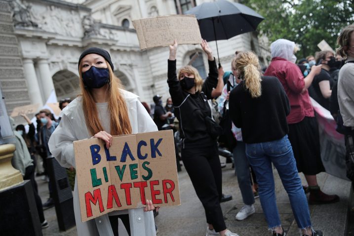 Prosvjed u Londonu nakon ubojstva Georgea Floyda / Reuters