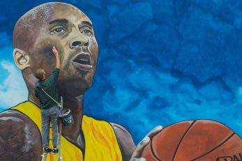 Kobe Bryant mural/Foto REUTERS