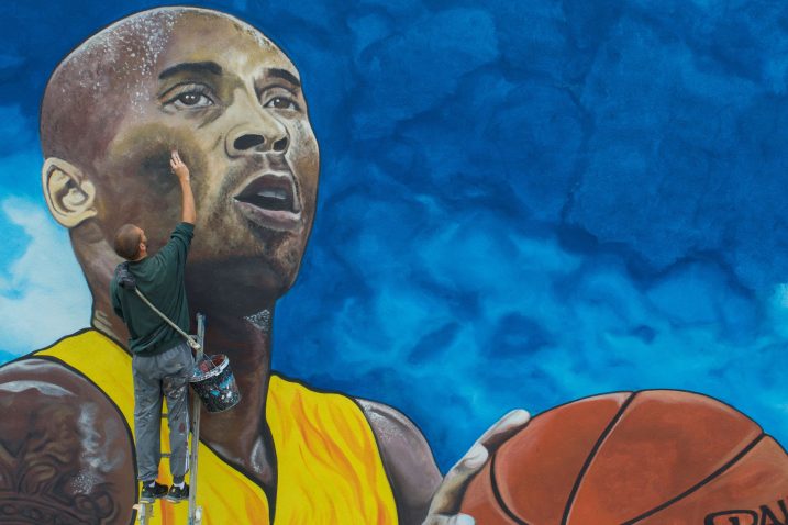 Kobe Bryant mural/Foto REUTERS