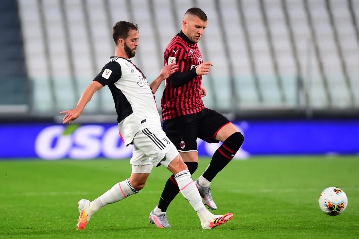 Miralem Pjanić i Ante Rebić/Foto REUTERS