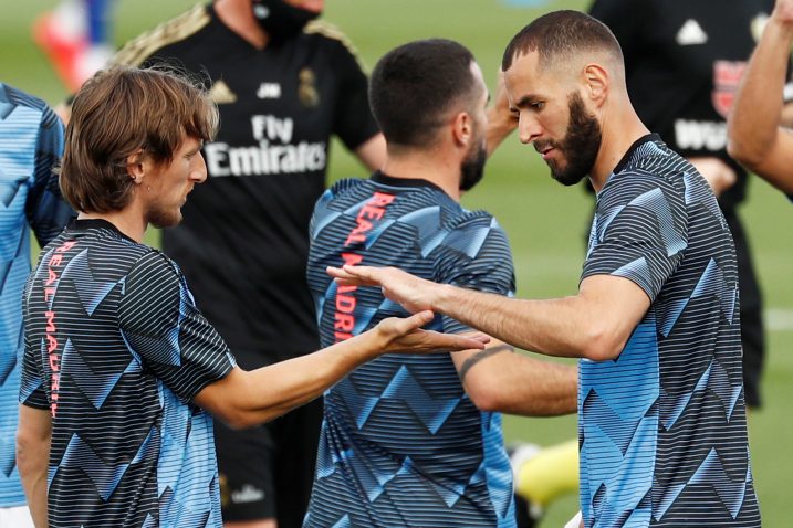 Luka Modrić i Karim Benzema/Foto REUTERS